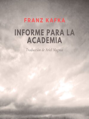cover image of Informe para la academia